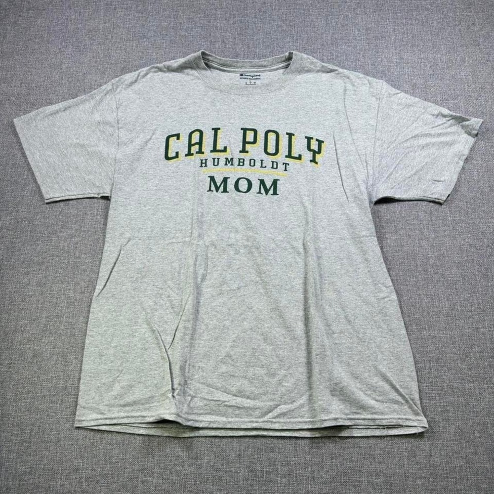 Champion Cal Poly Mom 100% Cotton Women's T-Shirt Size L